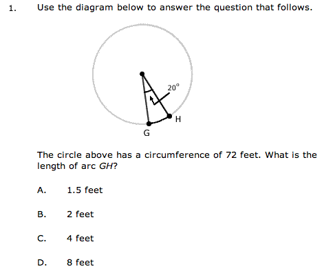CASA | Math Practice Test | Question 1 of 40